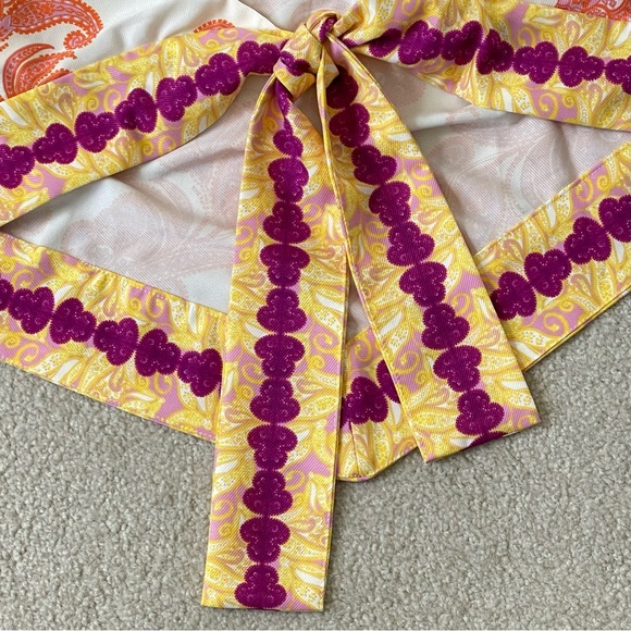 New! Eloquii paisley bandana crop Top 54173 - Picture 12 of 16